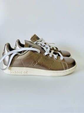 adidas Kids Metallic Bronze Stan Smith Sneakers
